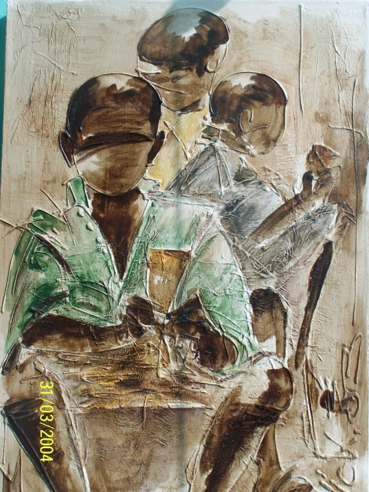 A table (2003) 90x55cm �